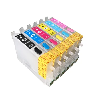 

6pcs Refillable ink cartridges For EPSON R300 R200 RX510 RX630 RX500 RX600 RX620 printers for T0481 T048 T049 With ARC chips