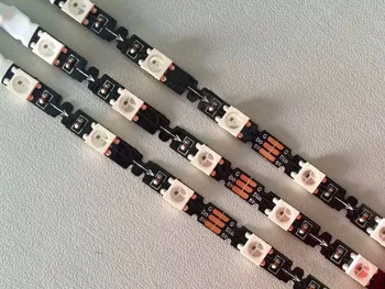 

BLACK PCB WS2812B-RGB bendable addressable LED pixel strip;48leds with 48pixels/m;non-waterproof;DC5V input