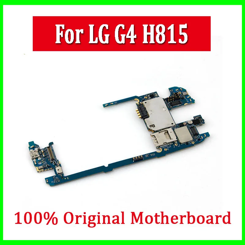 

32gb for LG G4 H815 Motherboard 100% Original unlocked for LG G4 H815 Mainboard with Android System Logic Board Free Shipping