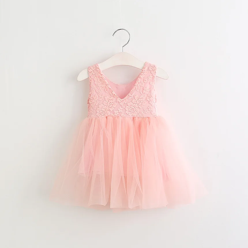Girls Lace TUTU Dress Summer Party Dress With Pearl Cute ...