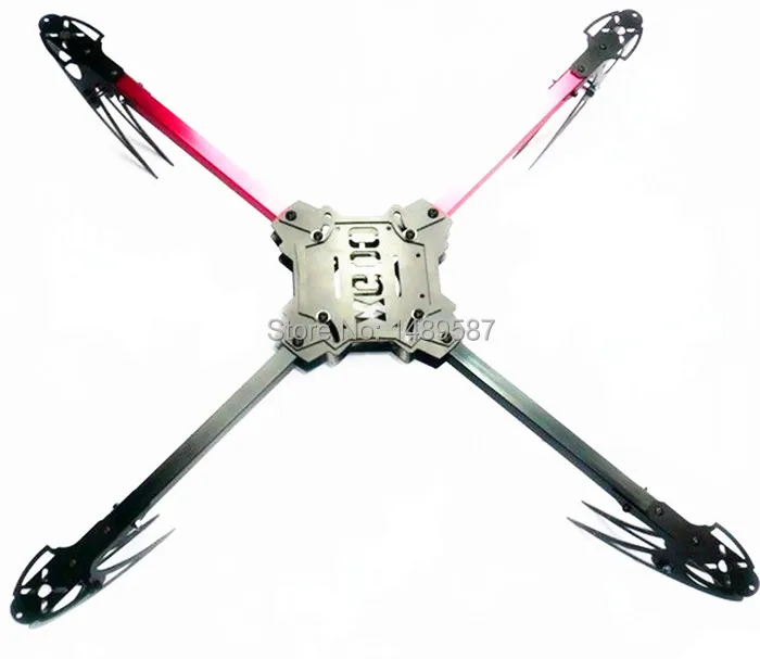 RC игрушки KK MK X525 V3 Квадрокоптер складной FrameGF Мультикоптер красный/черный/серебристый рычаг