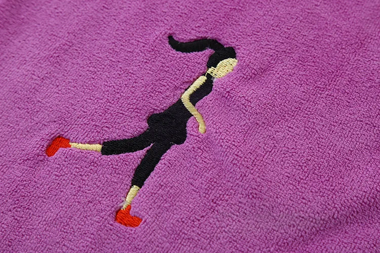 Удлиненное мужское спортивное полотенце из микрофибры, гольф, Йога Бег Фитнес, открытый женский бюстгальтер-полотенце/вышитое Подарочное полотенце s 110x25 см