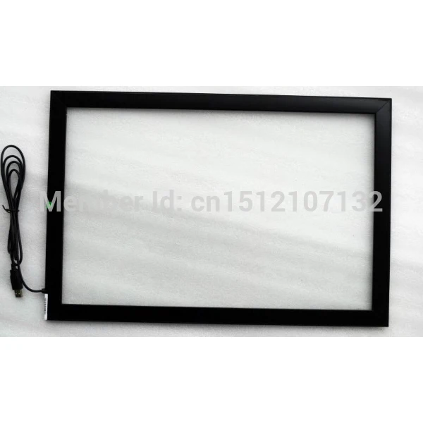 2 точек касания 46 дюймов прозрачный IR сенсорный экран multi touch Overlay/Мульти Сенсорная
