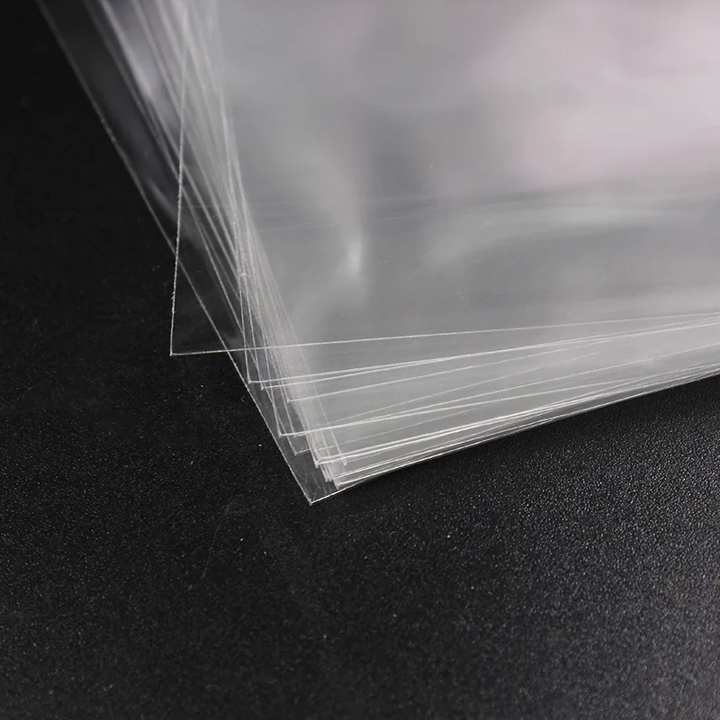 100 шт прозрачные самоклеющиеся пакеты для уплотнения OPP пластиковые целлофановые пакеты подарочные конфетные пакеты и мешочек для упаковки ювелирных изделий