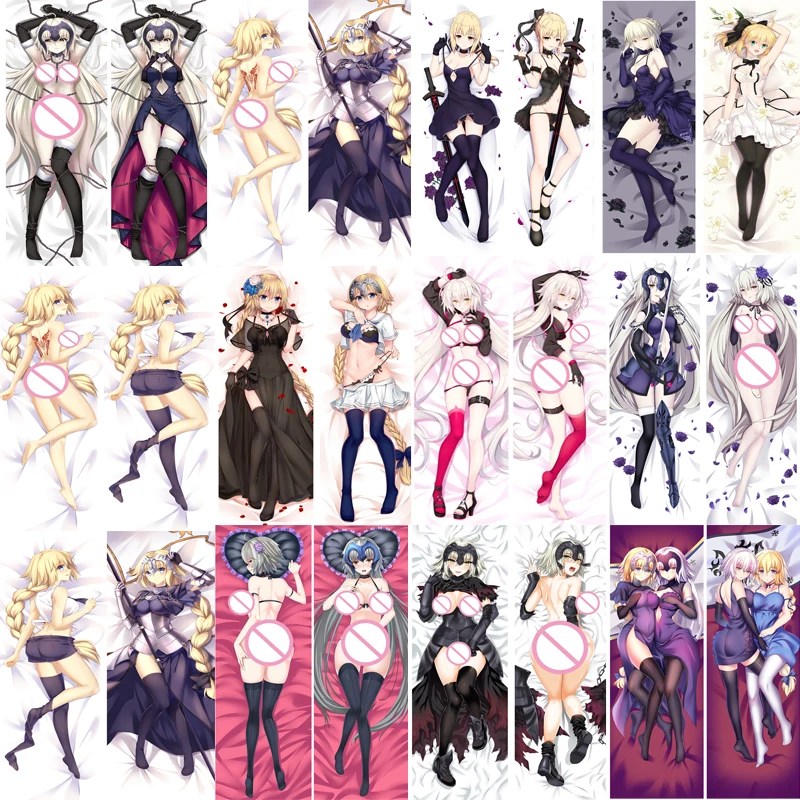 FGO Fate Grand Order Jeanne dArc Dakimakura Hugging Girl Body Pillow Case Cover