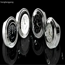 Световой водонепроницаемый мотоцикл руль часы температура Мотоцикл Часы мотоцикл подходит для 22-25 мм руль