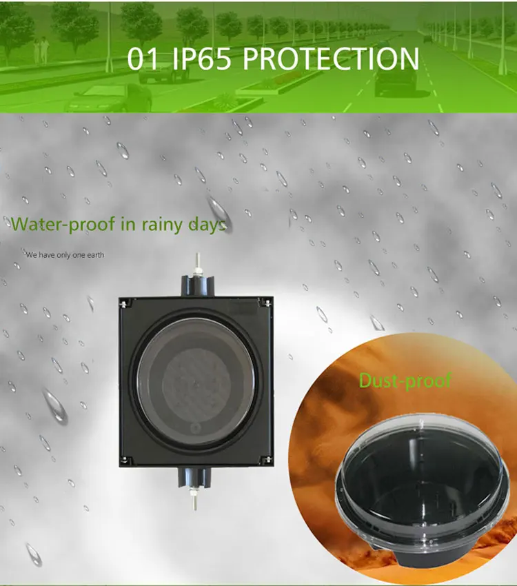 12 inches 300mm LED Traffic Light Housing PC Plastic Housing IP65 Water