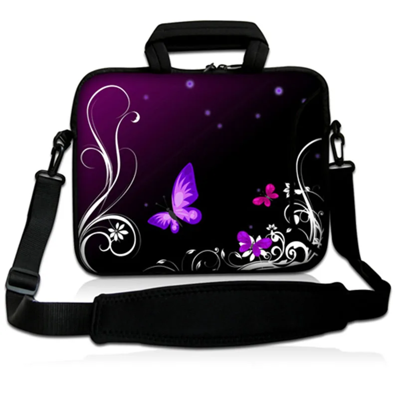 Purple Butterfly 14" 14.1" 14.2" inch Notebook Laptop Sleeve Computer