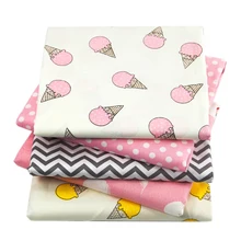 Давид аксессуары 50*145 см хлопчатобумажная ткань в горошек мороженое в полоску для ткани детские постельные принадлежности домашний текстиль для шитья куклы тильда, c721