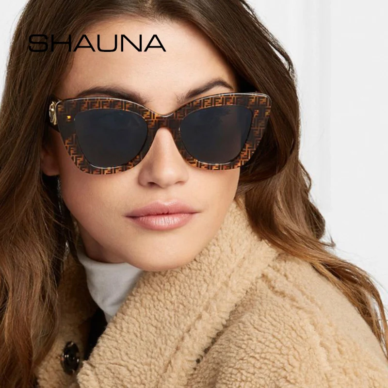 

SHAUNA Fashion Cat Eye Sunglasses Women Gradient Shades UV400