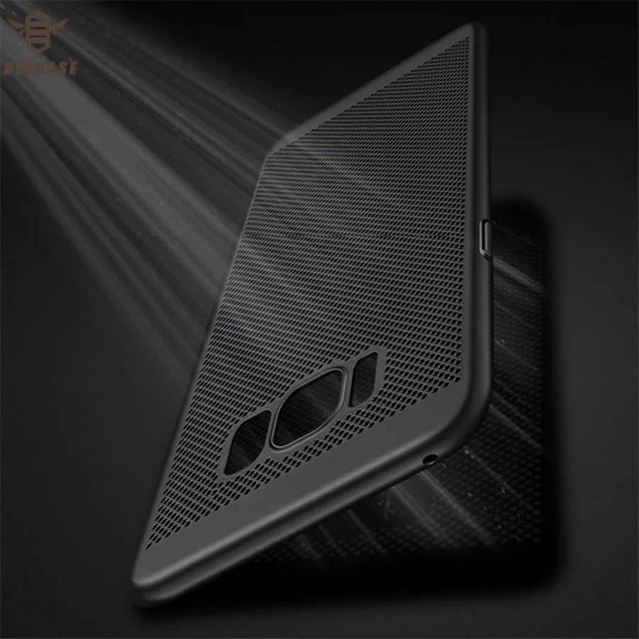 

BEEBASE Heat Dissipation Ultra-Thin Phone Case For Samsung s6 s7 s9 s8 edge coque Hard PC Protective Cover For Galaxy Note 8