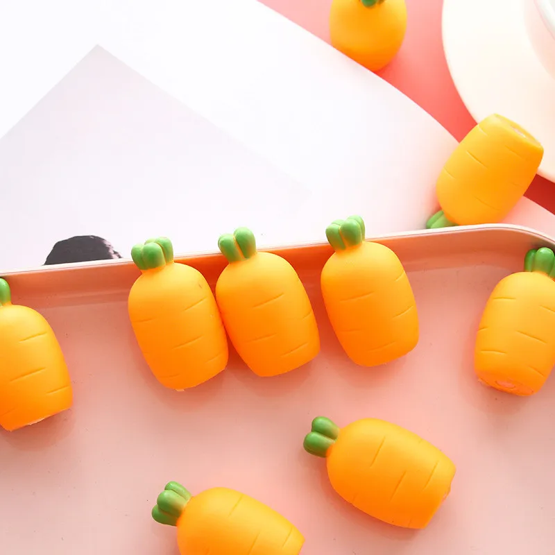 

Cartoon Carrot Squishy Cute Anime Figure Squishes Slow Rising Venting Decompression Spoof Props Funny Gifts Squeeze Toy for Kids
