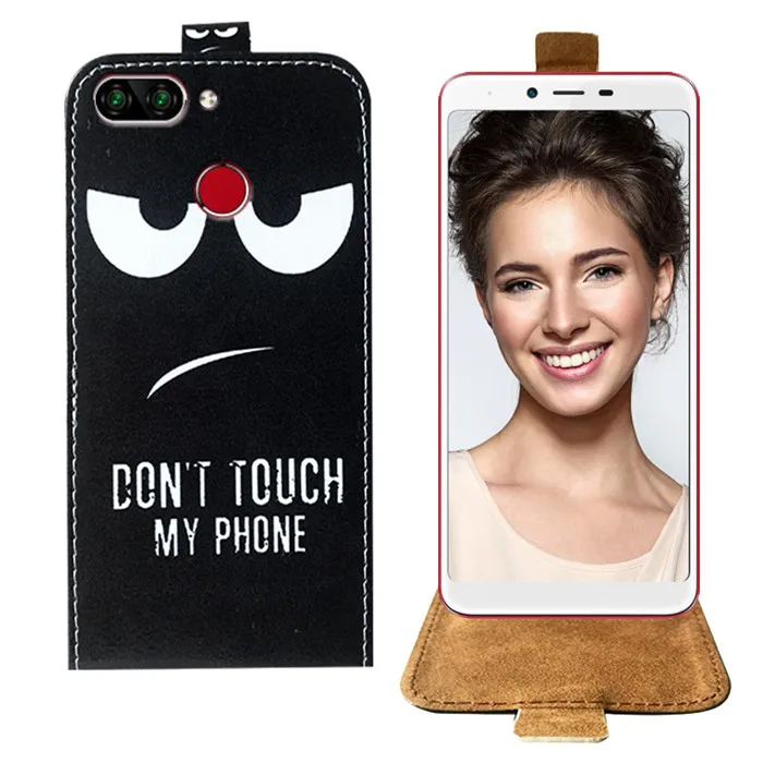 

Newest Printing PU Leather Flip Case For INOI 5 Pro Case Back Cover 5.5" Cartoon Phone Case Protective Bags