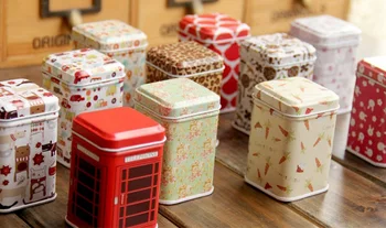 

New lovely small tin Peninsula tea candy box cartoon toothpick box wedding favor box wholesale wen6808