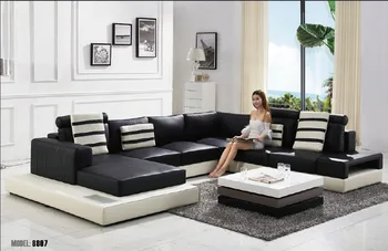 

2015 Modern U shape leather sofa /living room sofa/sofa furniture