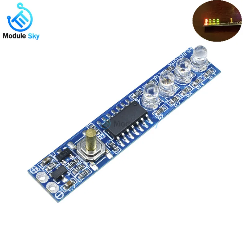 

3S Lithium Battery Capacity Indicator Module 4 LEDs Display board Power Level For 18650 Li-po Li-ion Lithium Battery