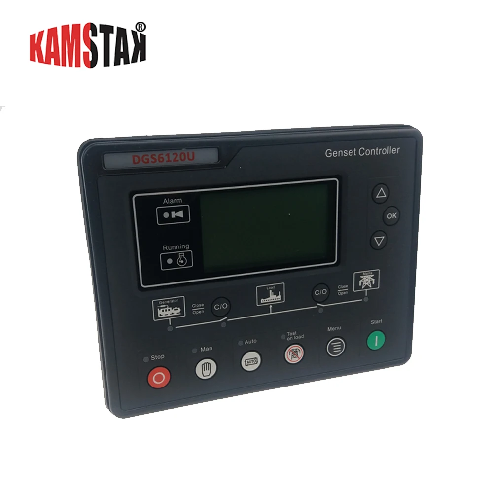 Контроллер генератора питания 6120U LCD дизельный генератор часть автоматический