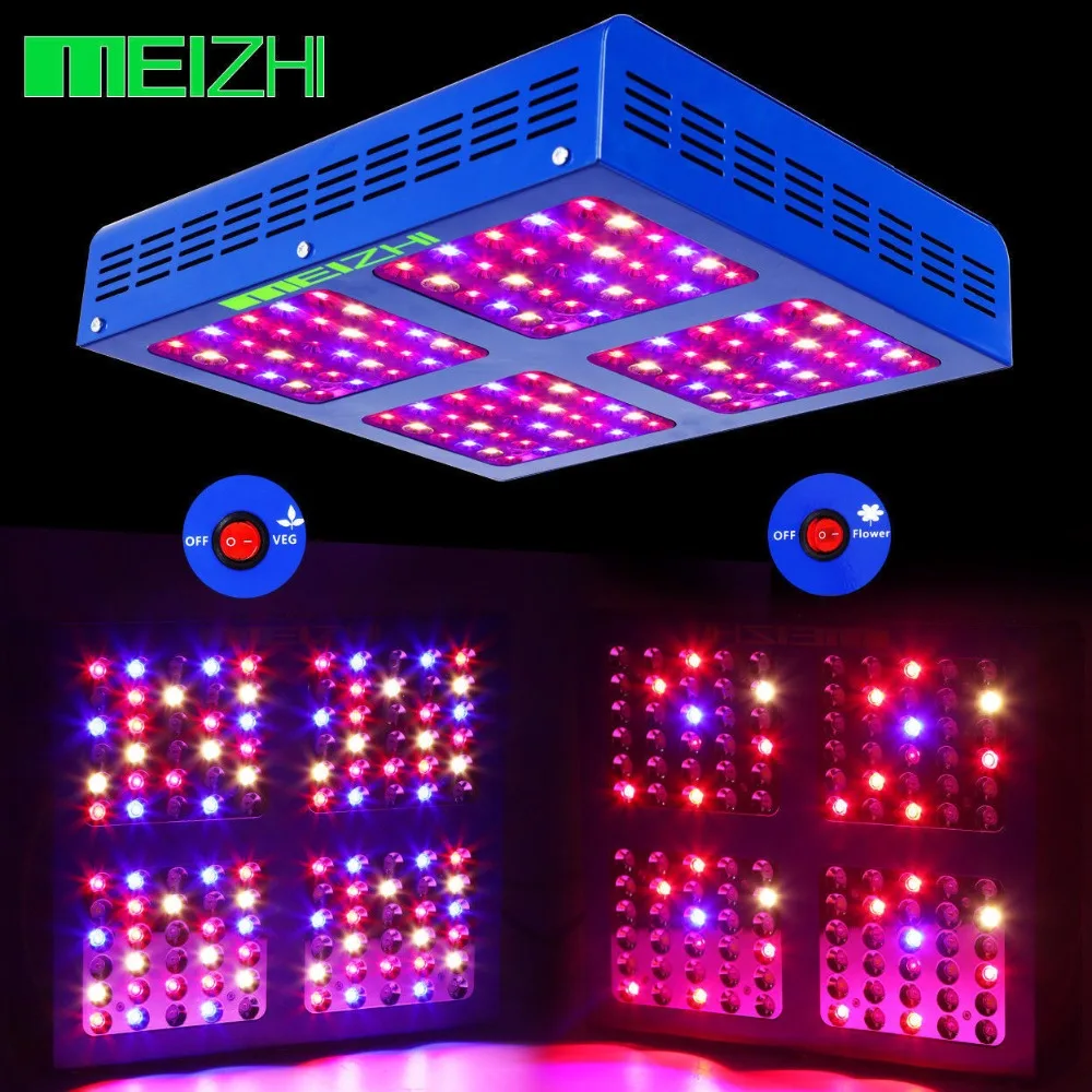 MEIZHI отражатель LED 600 Вт led grow light полный спектр для семян комнатный сад гидропоники