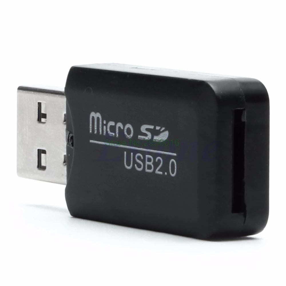 1 шт. USB 2,0 High Скорость Micro SD TF T-Flash чтения карт памяти Адаптер для 16 г 32 г C26