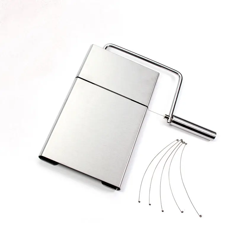 2018 Multi Function Cheese Slicerp Durable Stainless Steel Cheese Slicer Foie Gras Cutter With Cutting Wire Kitchen Tools Gadget