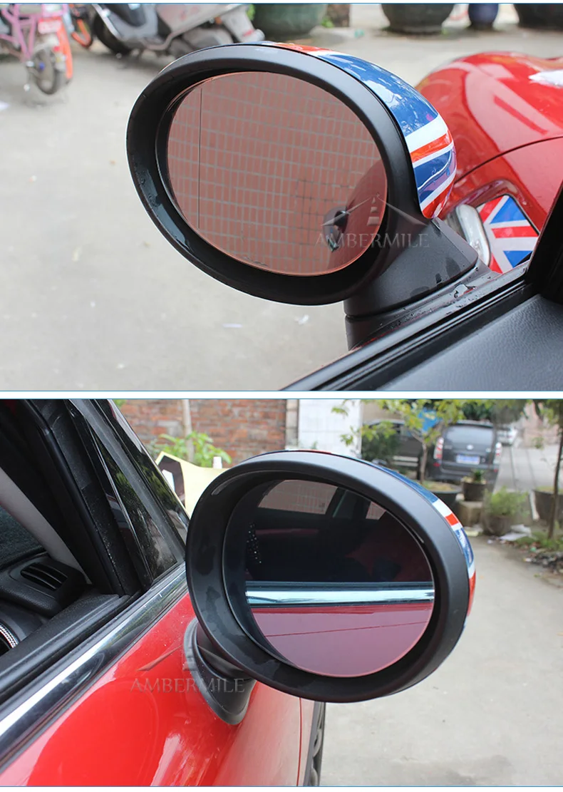 AMBERMILE Car Rearview Film Anti Fog Film Auto Rainproof Sticker for Mini Cooper R55 R56 R57 R61 F54 F55 F56 R60 F60 Accessories (6)