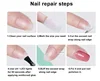 1pc Nail Silk Wrap Nail art Repair Fiberglass Self Adhesive tape Strong Protect Sticker for polish UV Gel Manicure tools 4