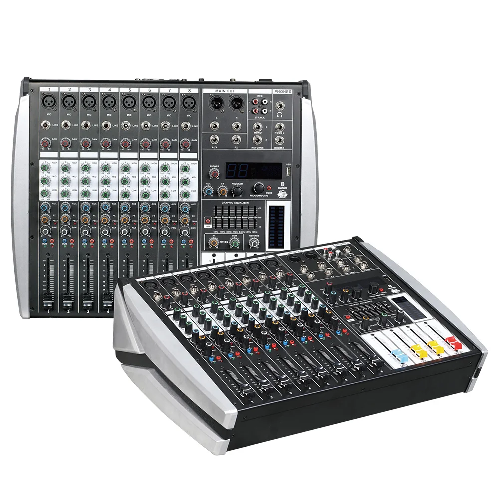 US $292.00 YA Sound Mixing Console Bluetooth USB Record Computer Playback 48V Phantom Power 412 Channels USB Audio Mixer