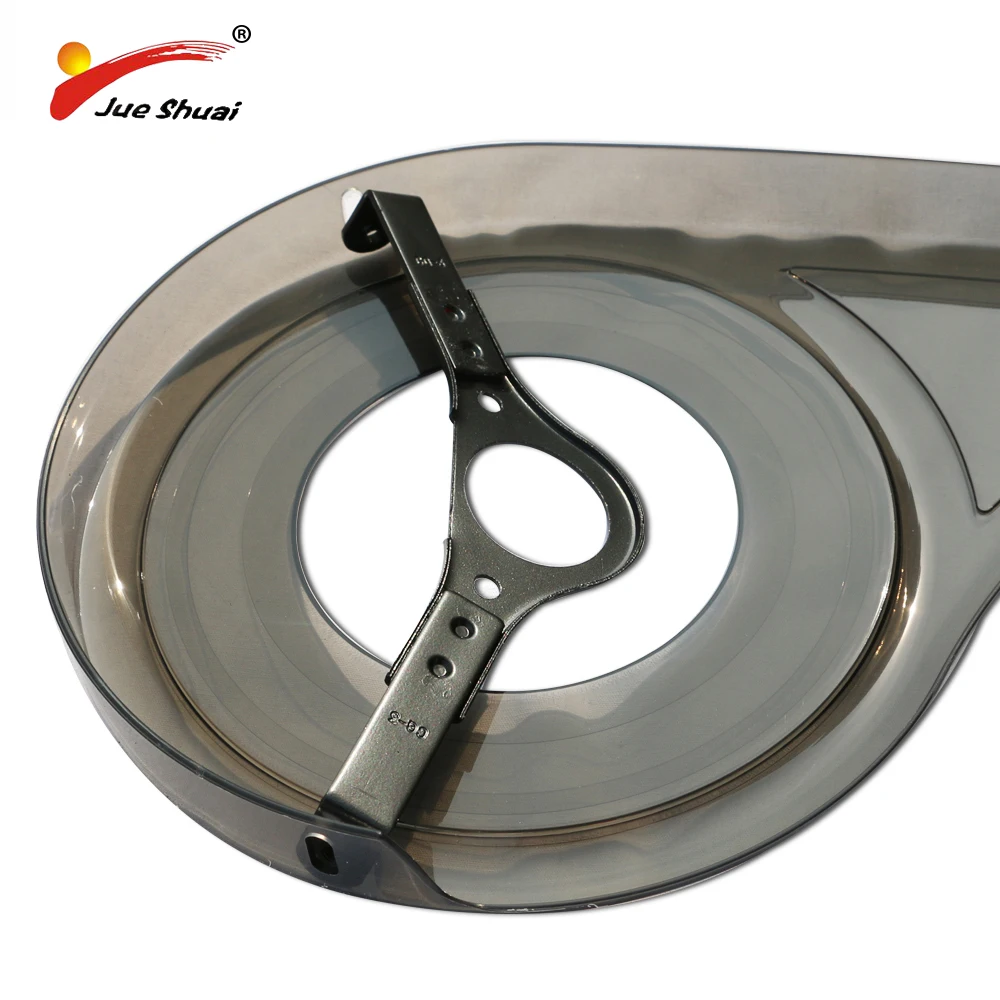 Top 44T Bike Chain Cover Protector Match With Bracket For free Chainwheel Chainring Guard Light Brown Color bicycle Chain cover 4