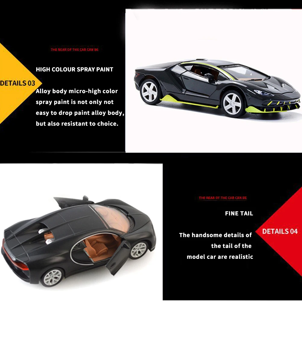 1:32, сплав, оттягивающиеся автомобили, всемирно известный супер спортивный автомобиль Bugatti Veyron, черная, красная, синяя модель, детские карманные игрушки, коллекция, подарок