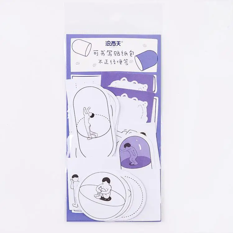 45 шт./пакет забавные люди Diy декоративные наклейки альбом-ежедневник ...