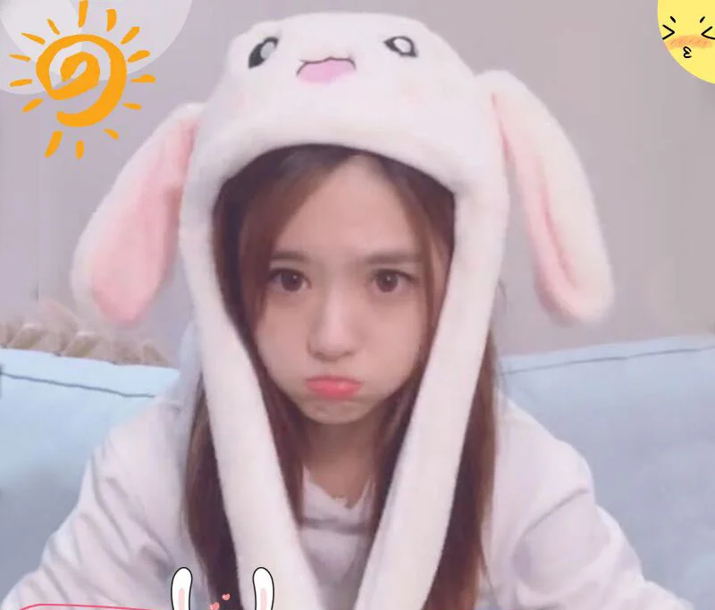 moving-rabbit-hat-ear-move-hat-funny-white-rabbit-hat-animal-winter-hats-for-women