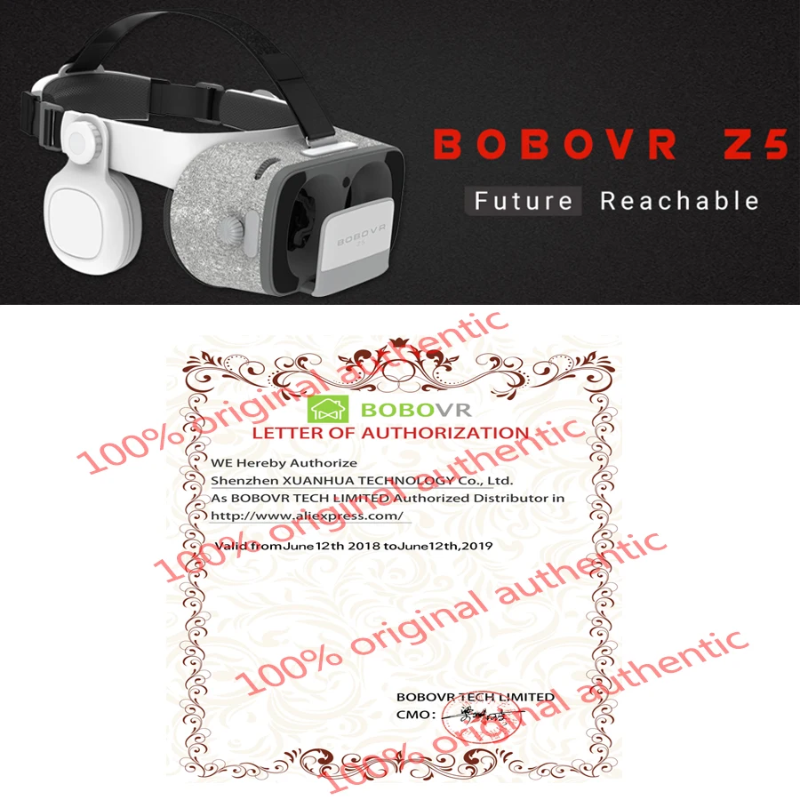 Очки виртуальной реальности BOBOVR Z5 с поддержкой Bluetooth и гарнитурой|3D очки