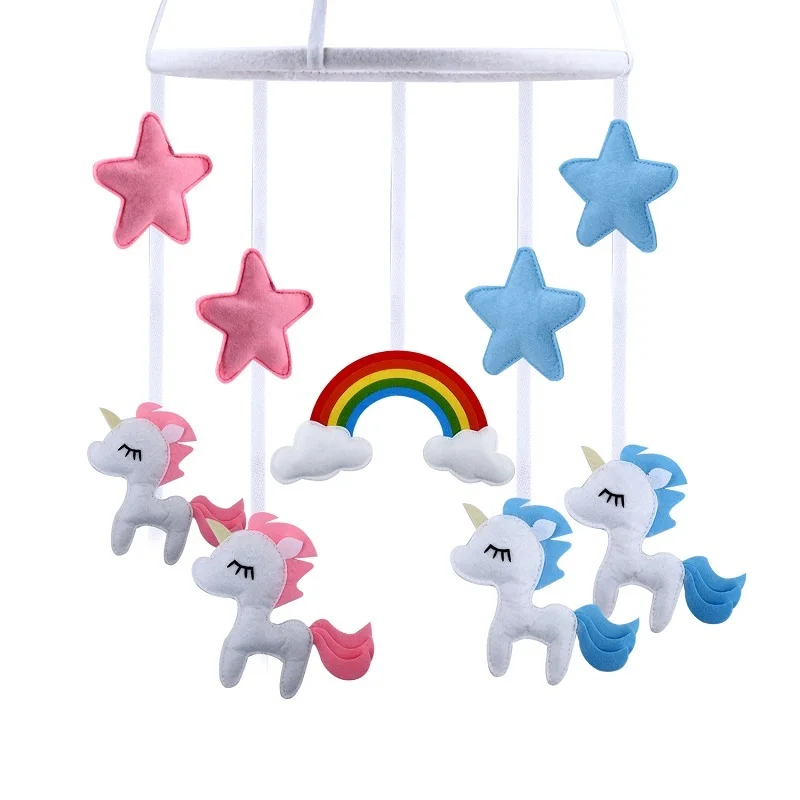 Dreamlike Unicorn детские мобильные кроватки войлочные детские мобильные для домашнего декора