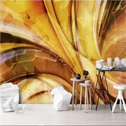 Современная Настенная бумага Золотая настенная бумага абстрактное пространство Ресторан настенная бумага 3d настенные фрески для