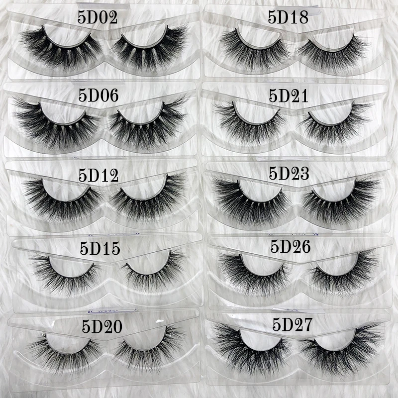 Wholesale 30 pairs no box Mikiwi Eyelashes 3D Mink Lashes Handmade Dramatic Lashes 32 styles cruelty free mink lashes 3