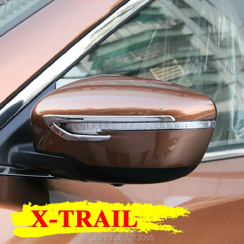 Для Nissan X Trail T32 XTrail Rogue 2014 2015 хромированная зеркальная обшивка Декоративная полоса