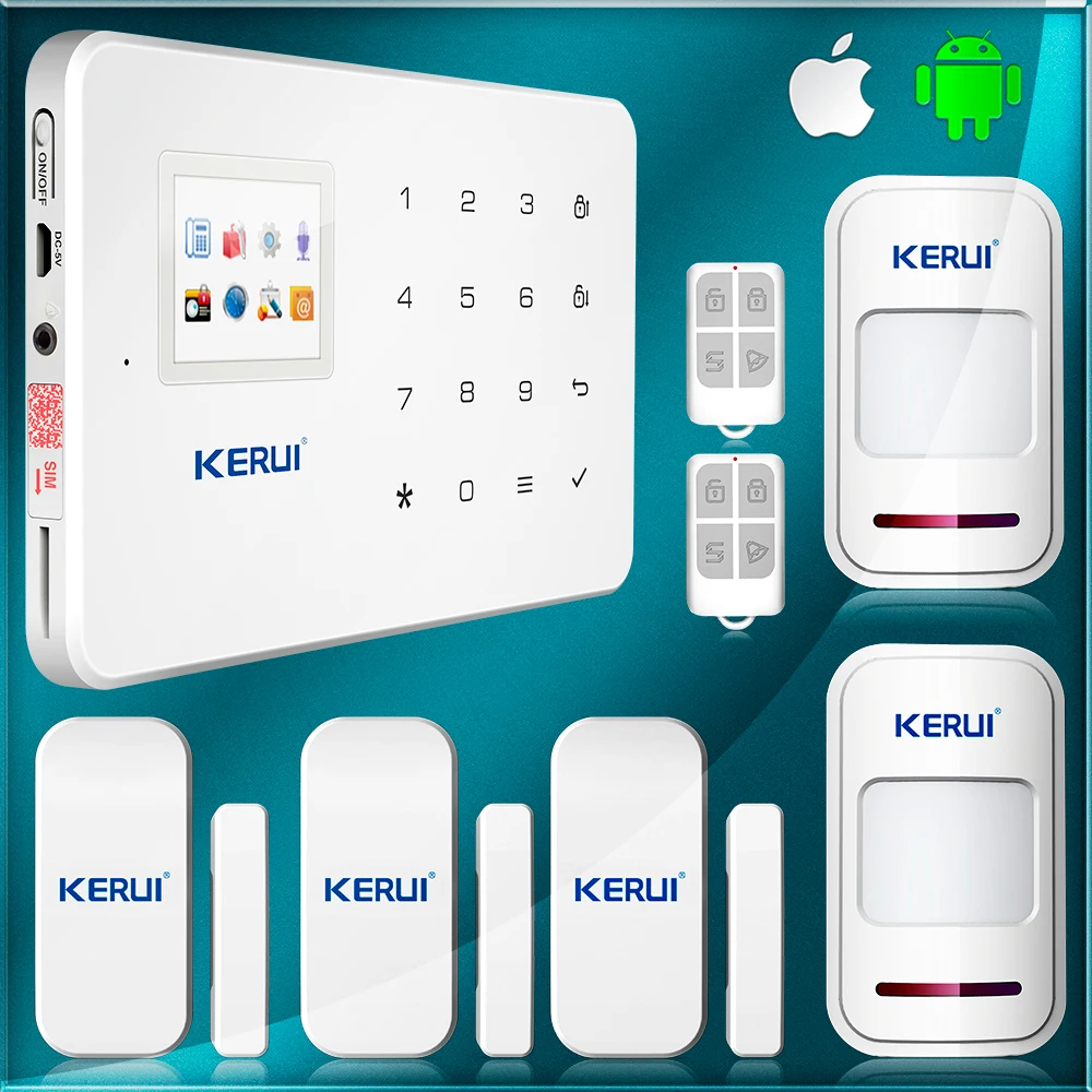 

APP Control Alarmanlagen GSM Alarm Kit Door/Window Sensors Detectors  Alert Wireless Alarm System Window/Door Sensor