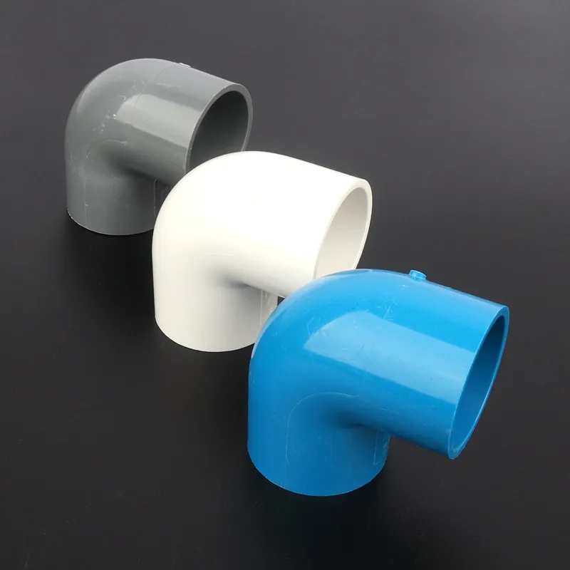 

3pcs/lot 25mm PVC Pipe Garden Water Connectors Irrigation System Fittings Square Fountain Adapter Aquarium Tank Elbow Connector