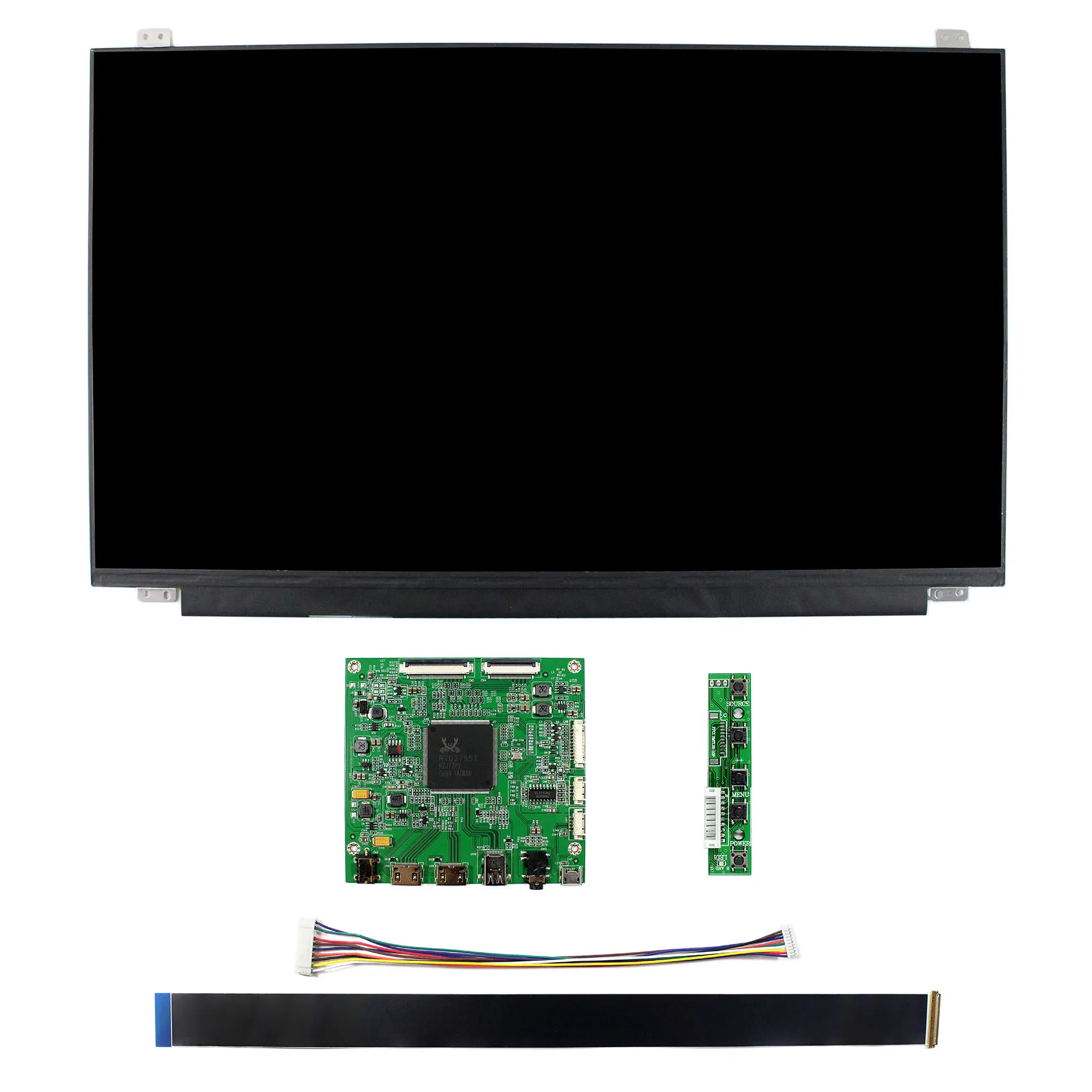 4K ЖК-экран eDP разъем 2 HDMI Мини ЖК-плата контроллера NV156QUM-N44 3840x2160 подсветка WLED ips ЖК-дисплей