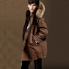 Мужская Зимняя Куртка Пальто С Супер Большой Меховой Воротник Шерсти лайнер Согреться Зимой Парки Мужчины Плюс Азиатский Размер S-5XL 299