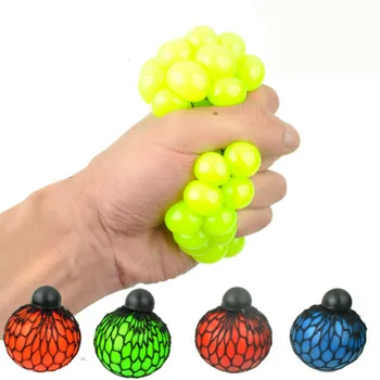 

New Funny toys Antistress Reliever Grape Ball Autism Mood Squeeze Relief Healthy Toys Action figures for Halloween Jokes