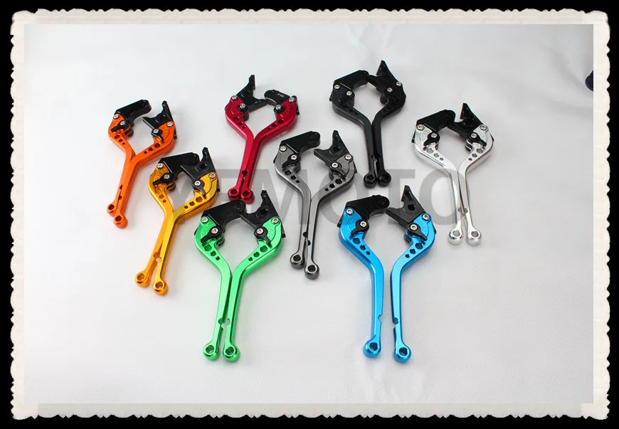 

8 Color Motorcycle Long CNC Brake Clutch Levers For Kawasaki ZZR600  ZX9R 2000-2003 ZX12R 2000 2001 2002 2003 2004 2005