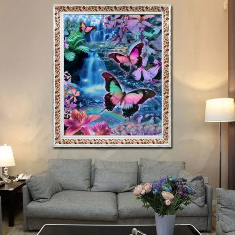 Home Fashion 5D DIY Diamond Painting Full Diamond Covered Painting Art