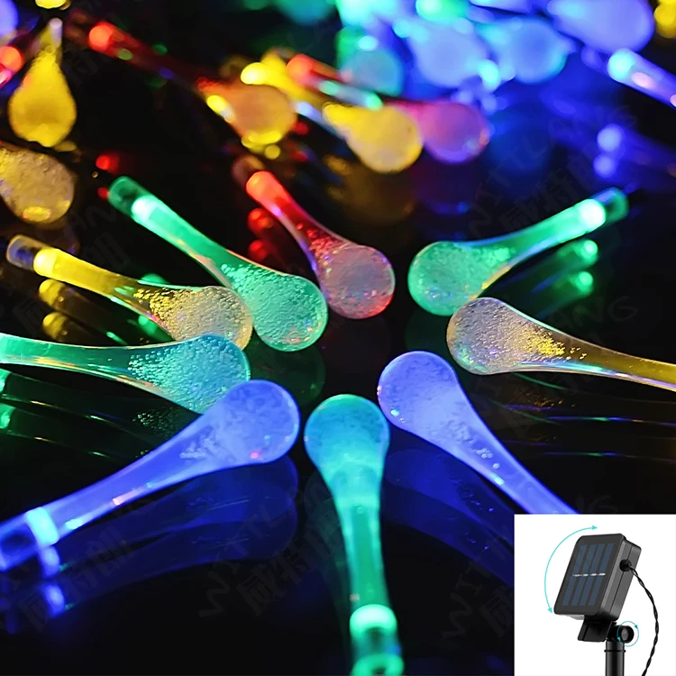 Waterproof Solar Panel LED Garland Light (1)
