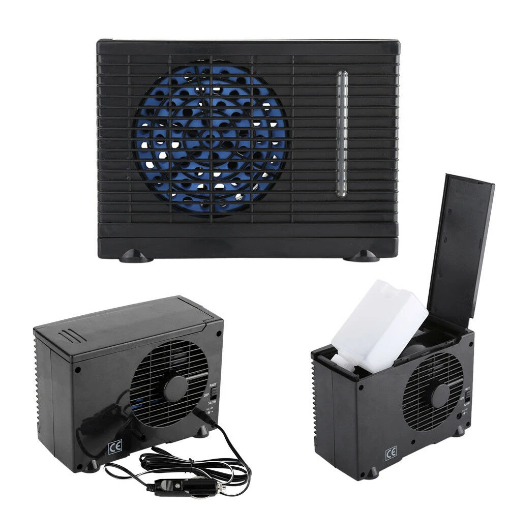 

Evaporative Professional Cooling Durable Vehicle Mounted Portable Ice Air Conditioner Fan Water Mini Car Home Easy Install