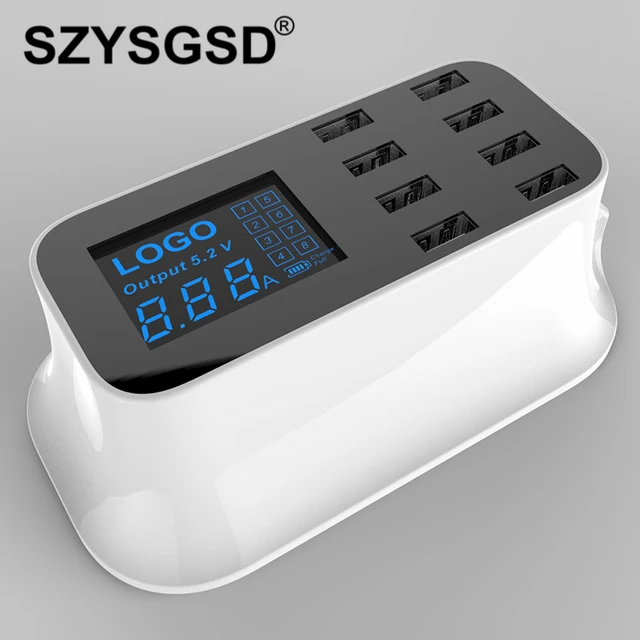 Best Price Smart USB Charger 8 USB Ports Led Display US EU UK Plug Travel AC Power Strip Adapter Socket For Cellphone Tablet Chargers Best Price Smart USB Charger 8 USB Ports Led Display US EU UK Plug Travel AC Power Strip Adapter Socket For Cellphone Tablet Chargers
