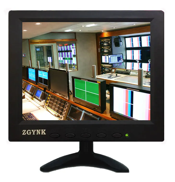 Free shipping 8 inch TFT LED Monitor VGA AV BNC industrial security LCD