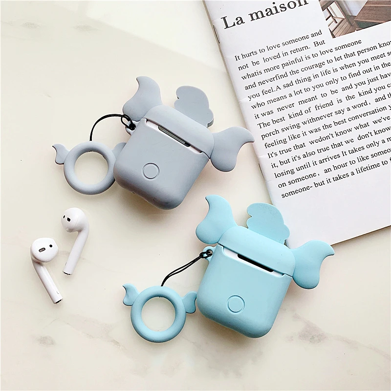 Силиконовый чехол с объемным мультяшным Dumbo airpods для Apple Airpods1/2 беспроводные