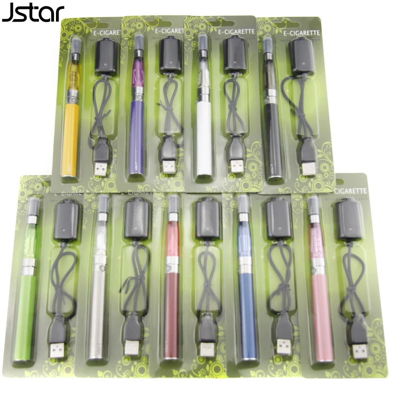 

10pcs/lot Jstar eGo CE4 blister kit e-cigarette 650mAh 900mAh 1100mAh EGO CE4 transparent atomizer kit ego-ce4 with 11 colors