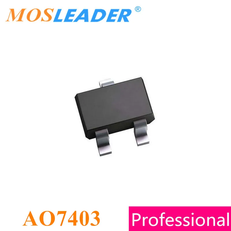 

Mosleader AO7403 SOT323 500PCS 3000PCS SC-70 P-Channel -20V -0.7A Made in China High quiality